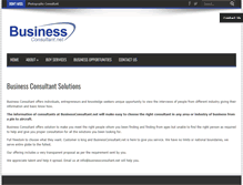 Tablet Screenshot of businessconsultant.net